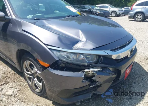 2017 Honda Civic Lx from USA, damaged, VIN 19XFC2F55HE070872